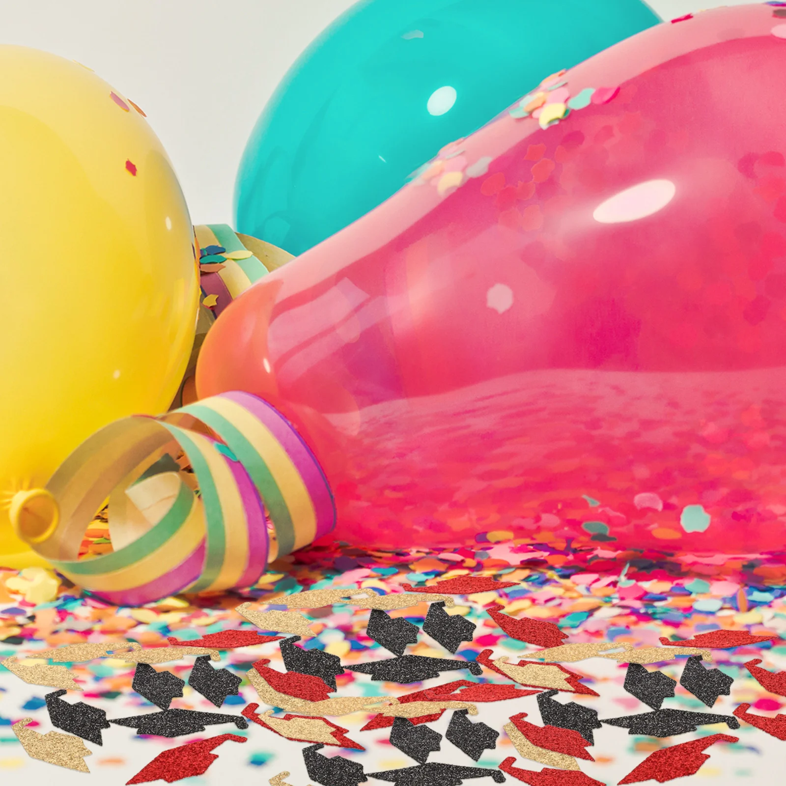 

2 Bags Graduation Cap Decoration Non-Woven Fabric Graduation Confetti Party Table Decoration Festival Confetti Celebration