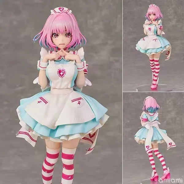 

100% Original:THE IDOLM@STER CINDERELLA GIRLS Yumemi Riamu 21.5CM PVC Action Figure Anime Figure Model Toy Figure Doll Gift