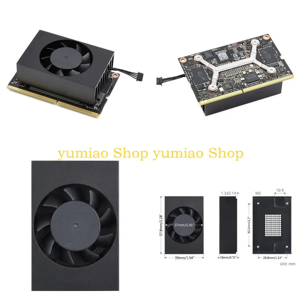 

Радиатор из алюминиевого сплава 587B для постоянного тока 5 В для вентилятора NX с регулируемой скоростью и эластичным