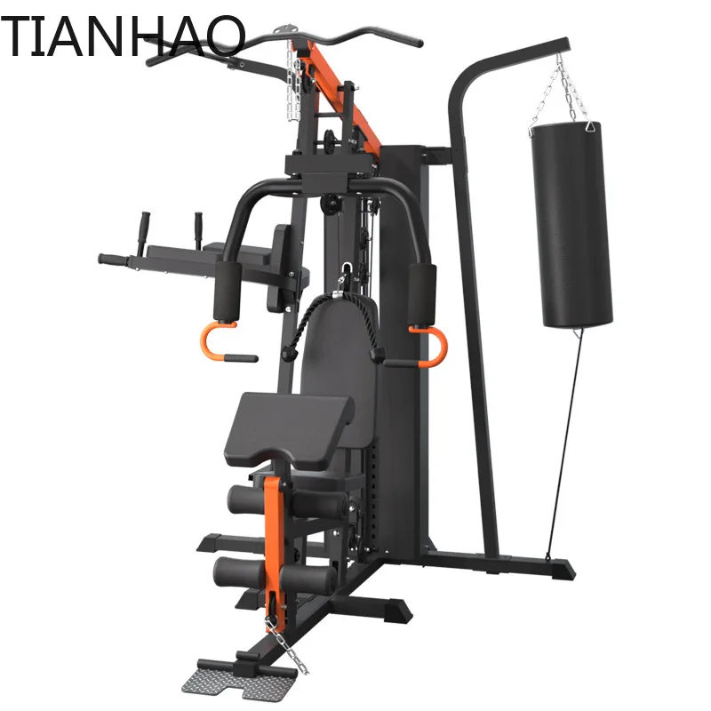 Three-Person Standing Multi-Functional Training Station with Sandbag Set Strength Training Equipment Direct from Factory
