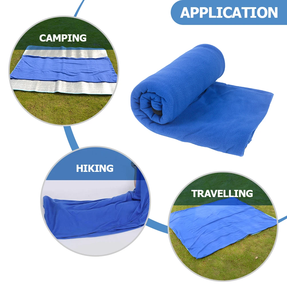 

1pc Foldable Lightweight Outdoor Camping Blanket Multi-Function Lawn Mat For Picnic Hiking Travel Reusable Rest Mat Portable