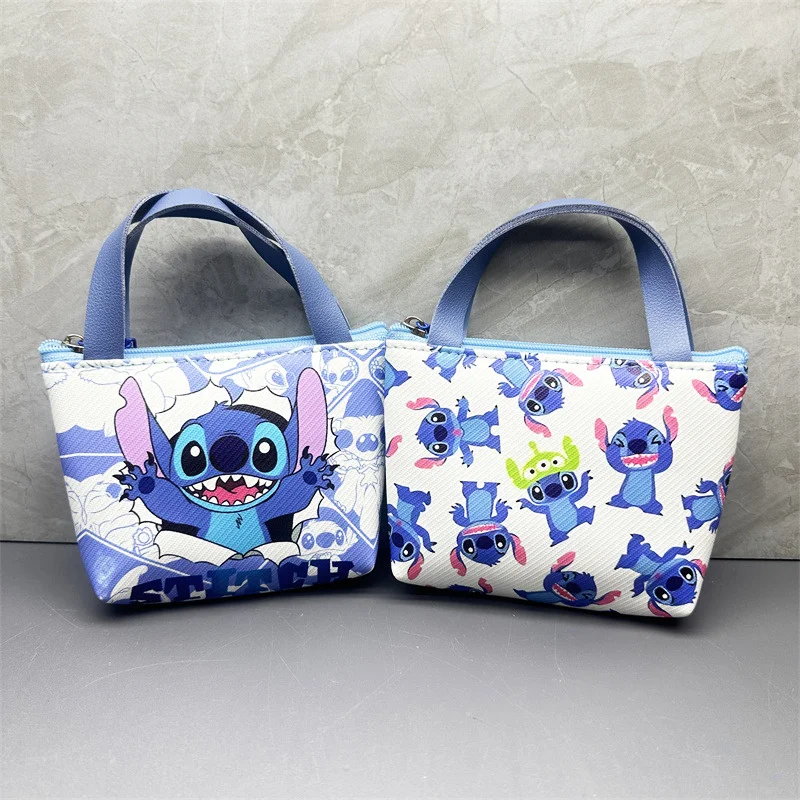 Imagem -03 - Disney Stitch Pencil Case Cute Pencil Box Coin Purse Papelaria Pen Bolsa Material Escolar 12 Pcs por Lote