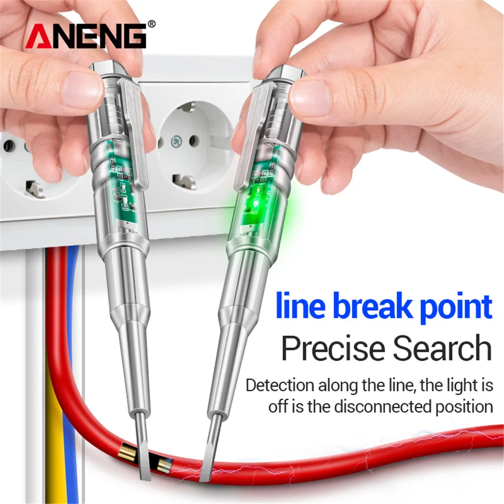 ANENG B12 voltage detector test Pen  Induced Electric Screwdriver Probe Zero Live Wire Detection Sensor household tester