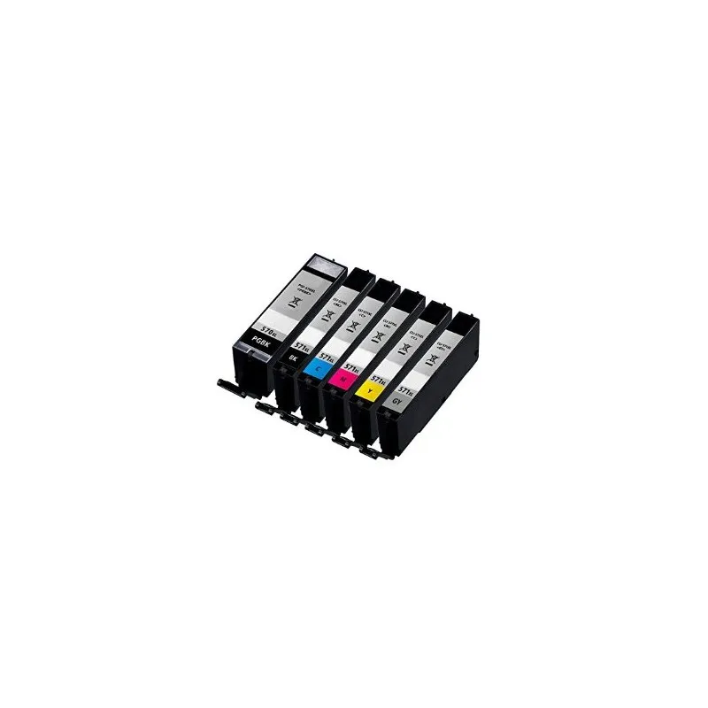 ARPGI570XLBK 22.2ML With Canon MG5700 chip, MG6800,MG7700-PGI-570pgbkXL cartuchosonline.es