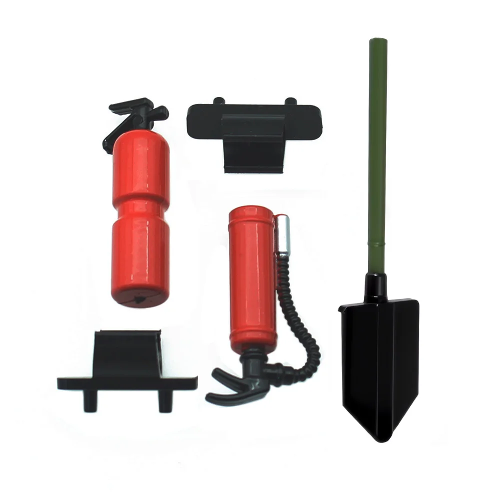 

AUSTARHOBBY RC Car Decoration Parts Oil Drum Shovel Decoration Compatible with SCX10 AXAIL D90 RC Crawler Car