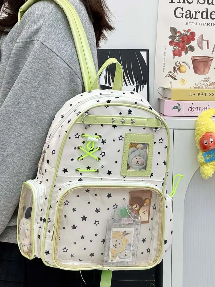 Kawaii Starry Harajuku Pastel Ita Backpack