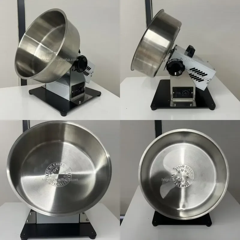 New Small Organic Granulation Equipment Laboratory Mixing Disc Granulator Machine