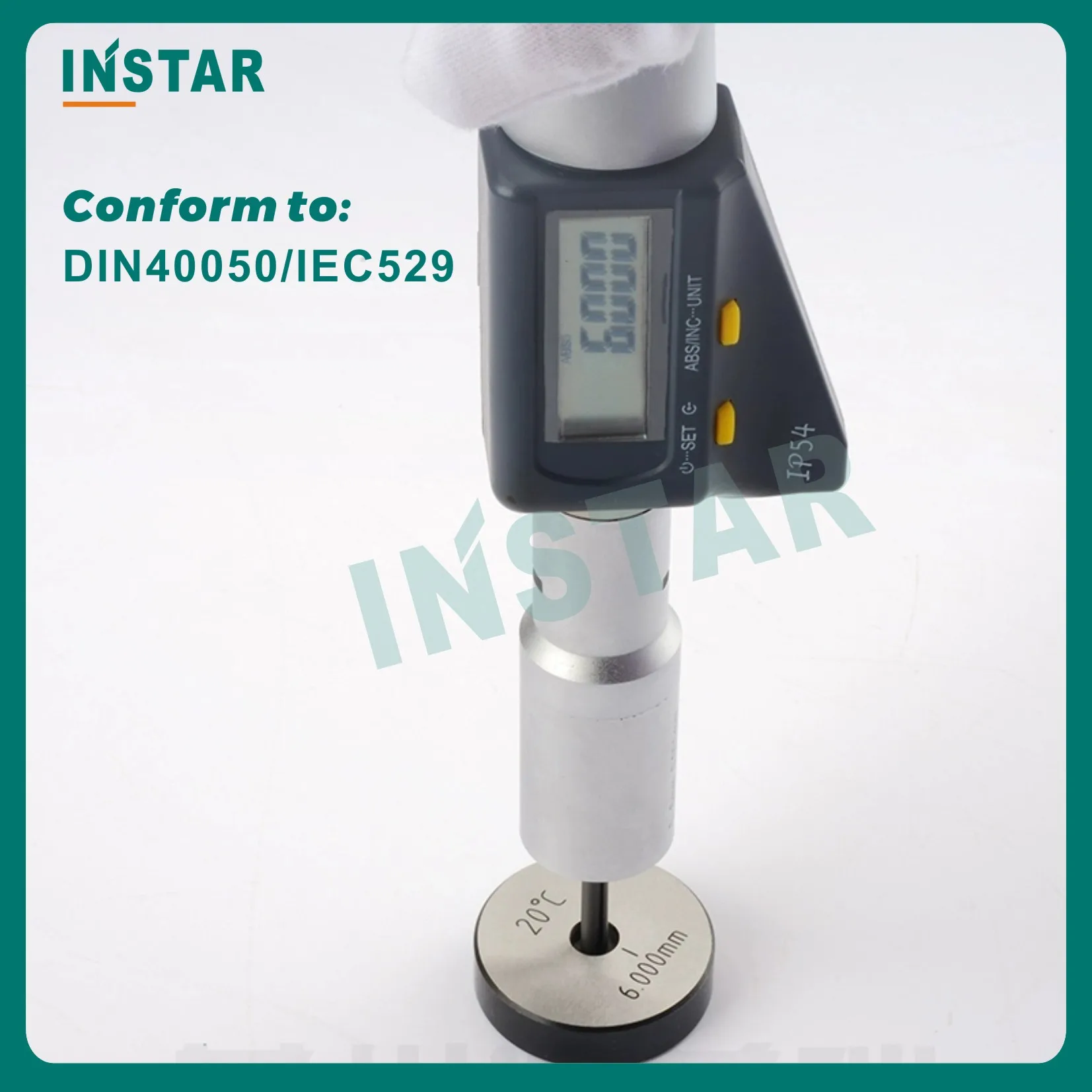Imagem -03 - Micrômetro Interno Digital com Furo Pequeno Qualidade Industrial Pontos 22.5 mm x 0.001 mm Prova Ip54 2.53 mm 34 mm 45 mm 56 mm