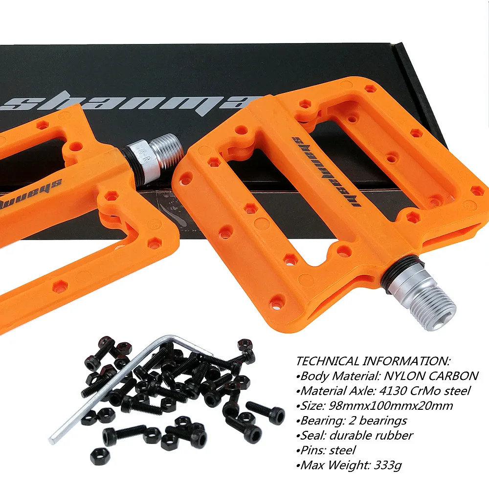 

Mountain bike bicycle pedals nylon bearing pedals dead-fly BMX pedals