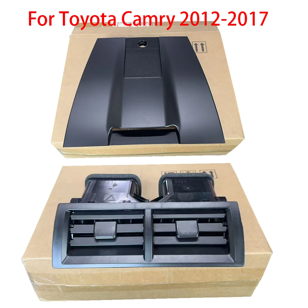 

1/2 шт. для Toyota Camry 2012-2015, центральная консоль, вентиляционная решетка кондиционера, накладка в сборе, приборная панель, вентиляционное отверстие для кондиционера