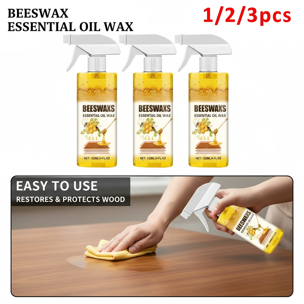 Wood Spray for Furniture Curing Polishing Color Protection Nourishing Anti-Cracking - Home Wood Care Product