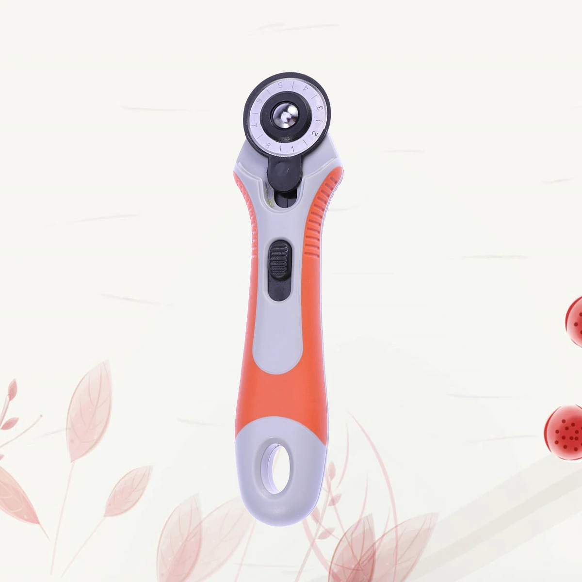 

28mm Rotary Metal Rubber Handle Left Right Hand Use Fabric Cutting Wheel Quilting Supplies Cloth Tailoring Tool