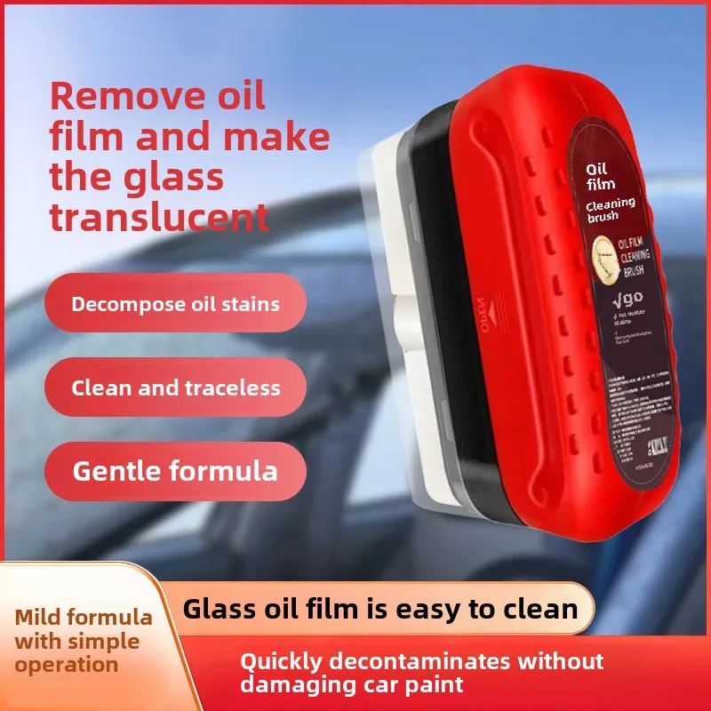 Strong Oil Film Cleaner For Car Glass Brushless Easy Cleaning Vehicle Glass Cleaner With Powerful Stain Removal Capabilities