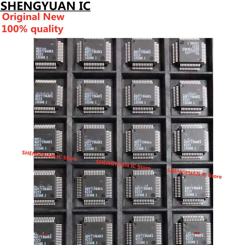 5Pcs/lot ADV7196AKS ADV7196A  ADV7196 QFP-52 100% new imported original 100% quality