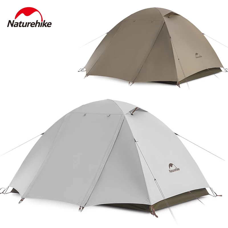 Naturehike Dome Tent Shelter Tent for 2-3 Person Outdoor Camping Ultralight Backpacking Hiking Trekking Tourist Double Layer