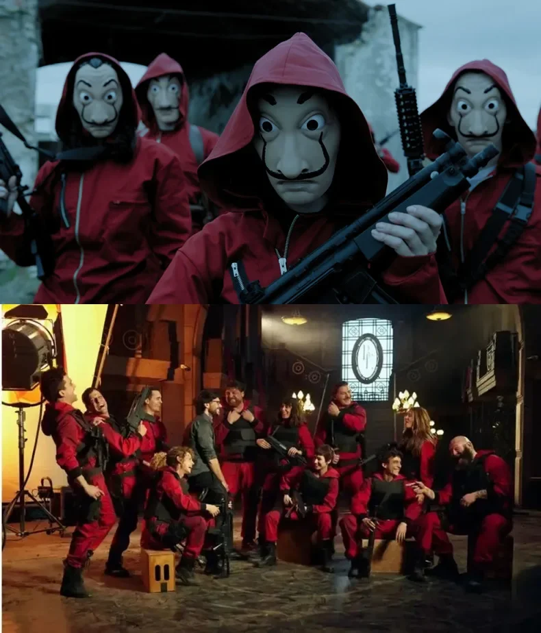 Рисунок 4 - Костюм домика с банкнотми из фильма