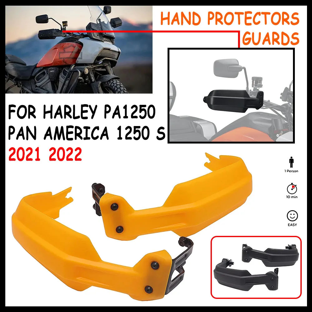 ملحقات نمط جديد للدراجات النارية درع منحرف للرياح واقي اليد واقيات اليد لـ PA1250 PAN AMERICA 1250 S 2021 2022