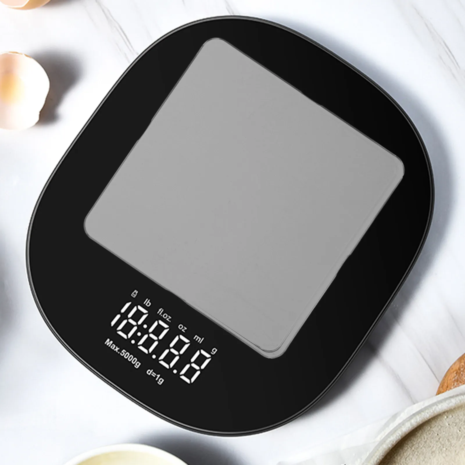 2Pcs Clear Plastic Kitchen Scale Tray Weighing Pan Sturdy Scratch Resistant Digital Scale Replacement for Food Jewelry