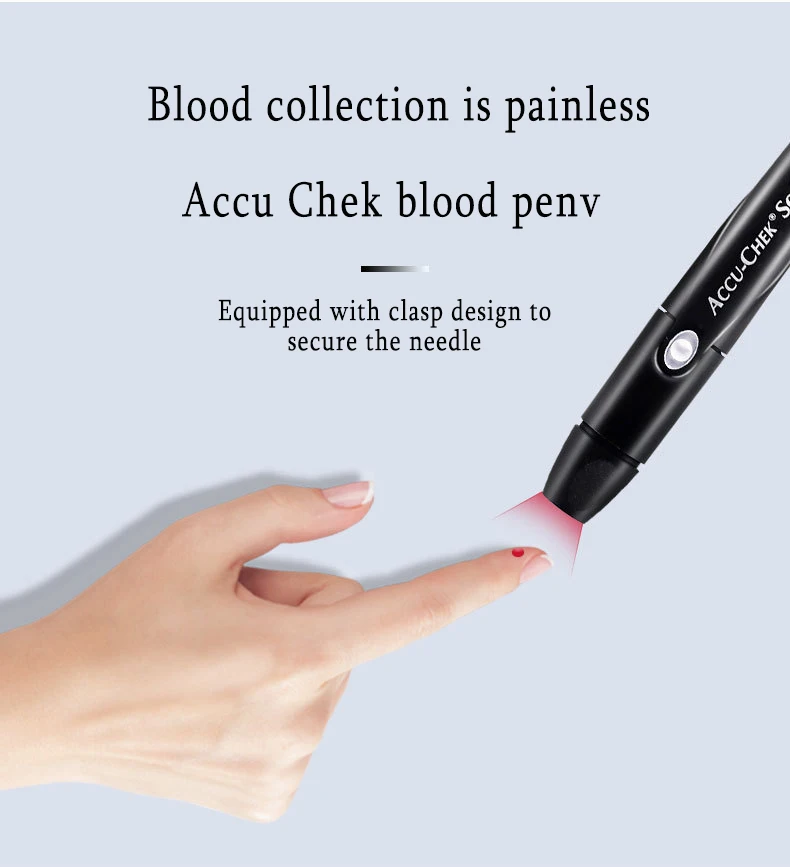 ACCU Chek Guide Blood Glucose Test Strips Lancets Kit Blood Glucose meter Test Kit Glucometer Free Lancet for diabetes