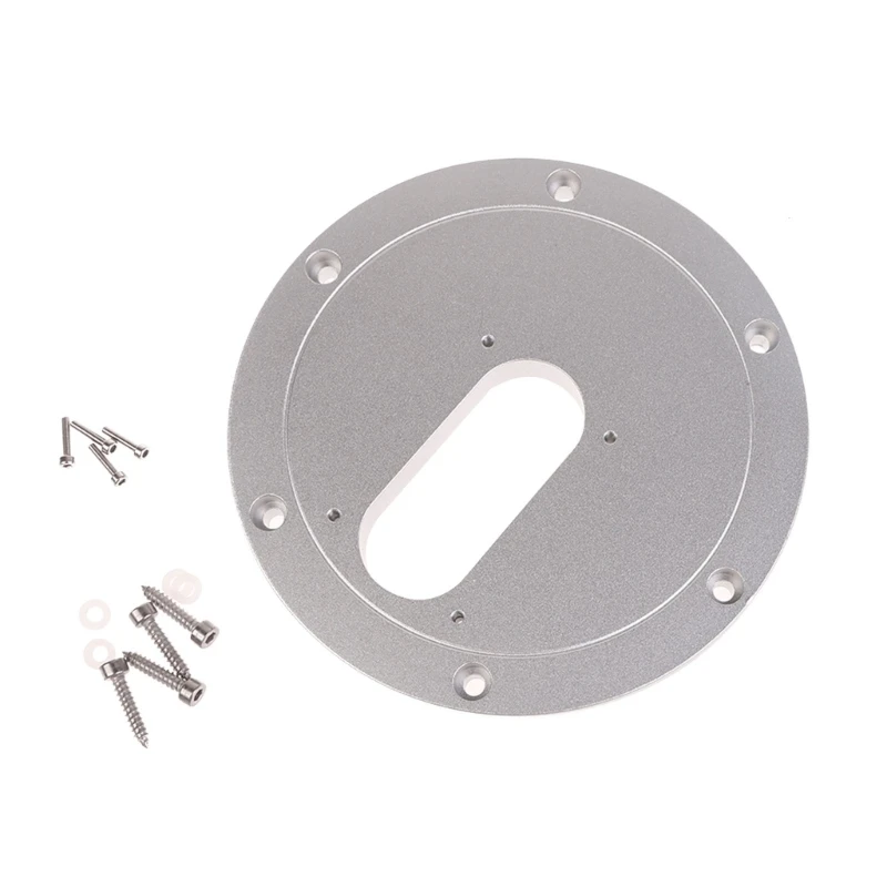 Placa de brazo Universal para Micro Seiki A-1207, tocadiscos de aluminio, fonógrafo, reemplazo de adaptador de vinilo