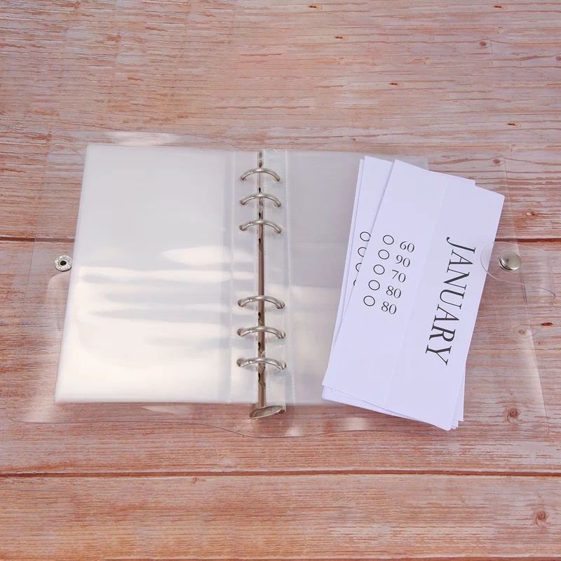 Envelope Challenge Binder Savings Binder For Save With Cash Envelopes For Budget Planning