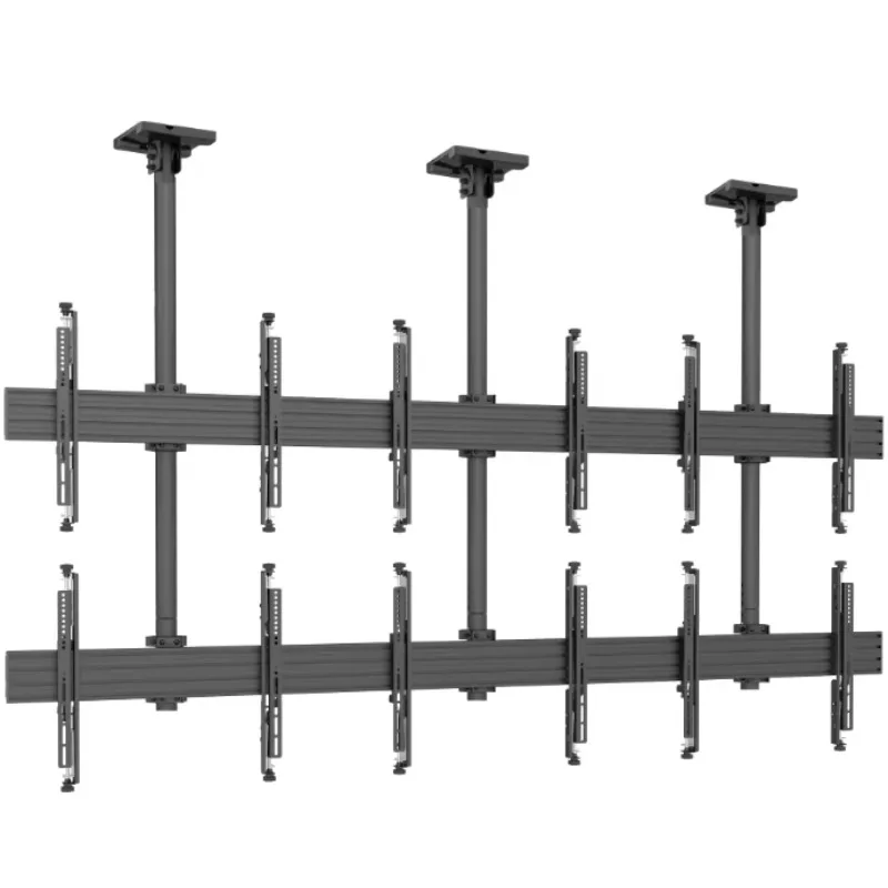 

STLF New Design Heavy Duty Tv Holder 6 Screens Tv Brackets Vesa 400 Tv Ceiling Mounts