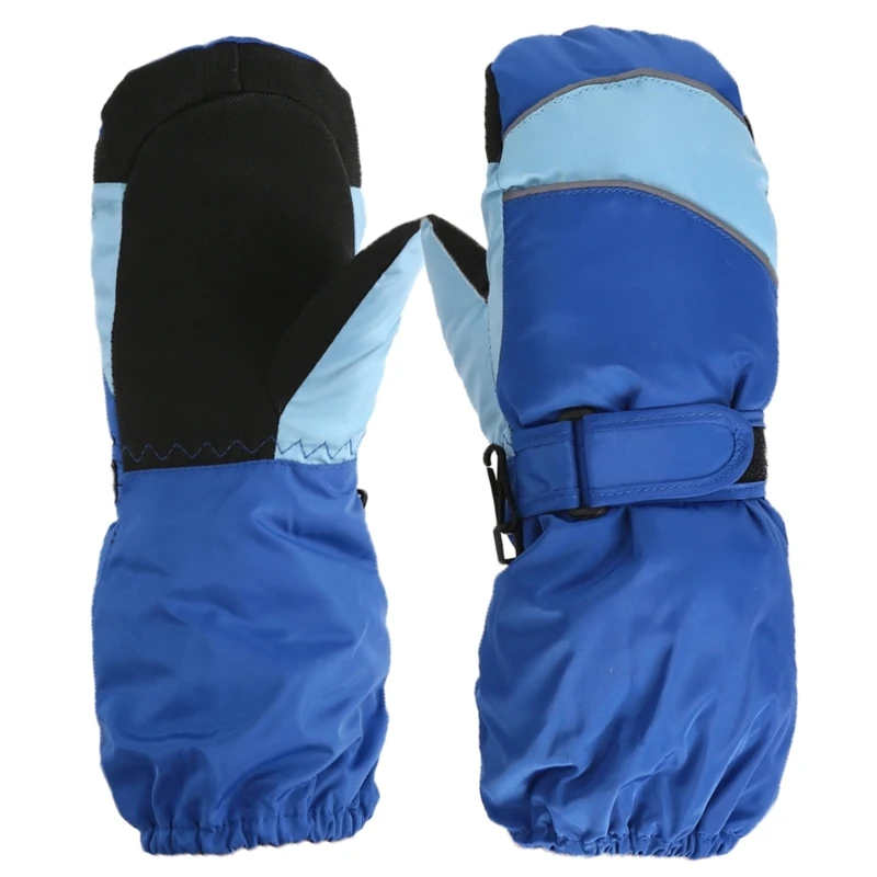 1 Pair Warm and Stylish Ski Gloves for Kids Winter Snow Gloves Soft Breathable Fingerless Mittens for Winter Adventures