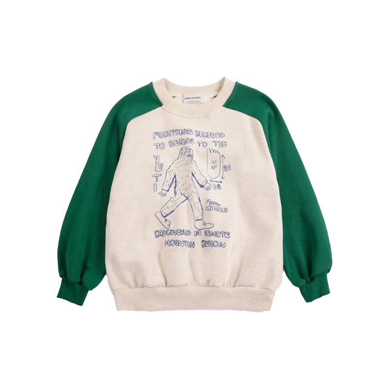 2026 New Autumn and Winter BC Baby Boys Girls Round-neck Sweatshirt Kids Corduroy Pants Set Children's Fashion Set