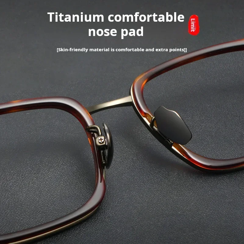إطار نظارات OLLYMURS للرجال من التيتانيوم النقي إطار كامل للنساء نظارات طبية لقصر النظر البصري على الموضة 1610