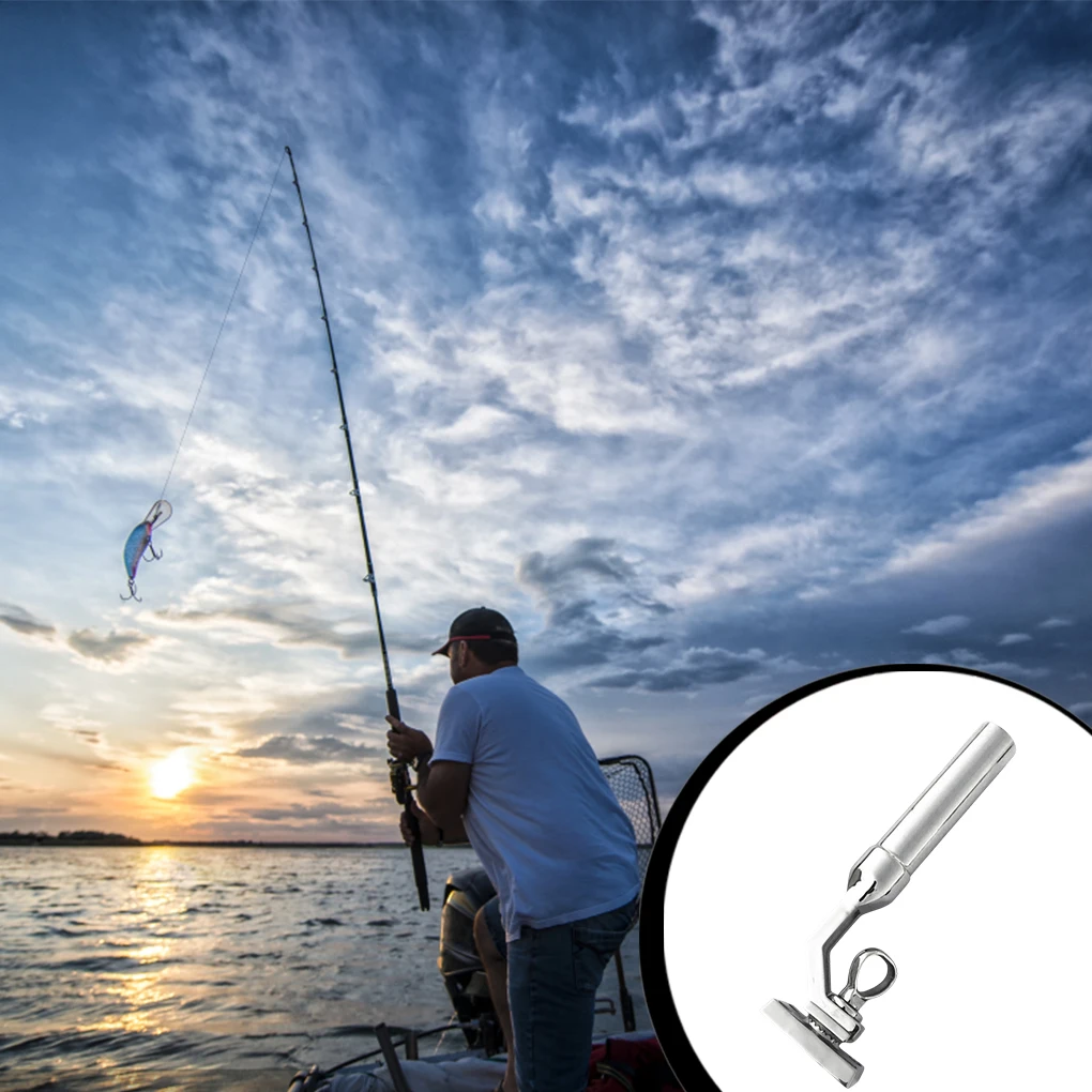 الفولاذ المقاوم للصدأ الصيد رود حامل مركبة بحرية الأجهزة تركيبات معالجة قوس المقاومة للتآكل القطب التبعي