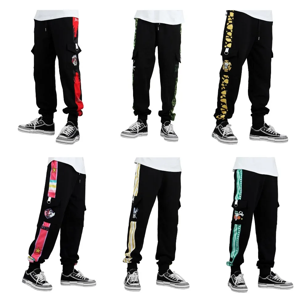 Pezzo Anime Trafalgar D. Pantaloni della tuta Cosplay Water Law pantaloni larghi pantaloni della tuta rufy Roronoa Zoro pantaloni da jogging tuta Uta