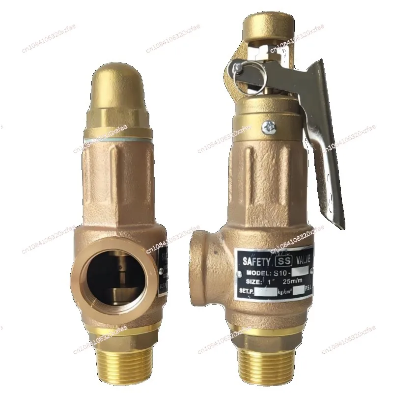 

SS Safety Valve Brass Adjustable Handle/Handless Steam Thread Relief Valve Pressure Tank Relief Valve