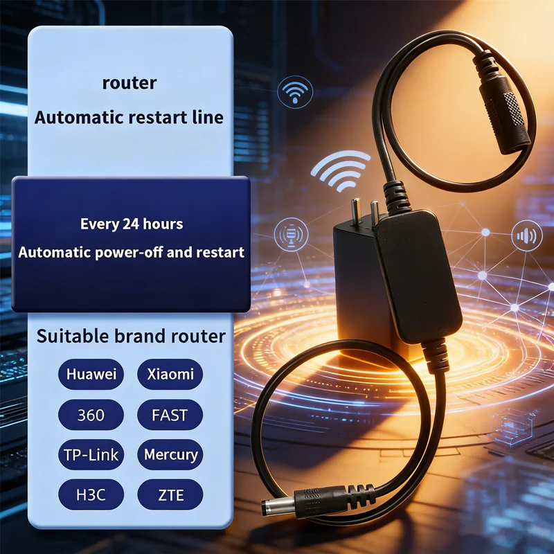 2026 Programmable Power Cycle Timer Module - 24H Auto On/Off Switch for 5V-15V DC Devices like Routers, Modems, or LED Strips