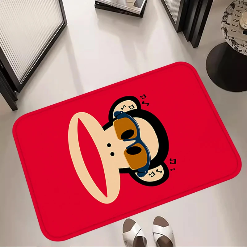 Monkey Entrance Doormat Bedside Rugs Room Inside Foot Carpets Floor Mats Non-Slip Kitchen Mat Home Paul Frank Hallway Bathroom