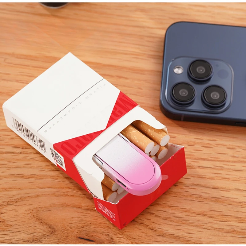 Hot Selling Creative Multifunctional Ring Buckle Phone Holder Cigarette Lighter Creative USB Charging Lighter Cigarette Lighter