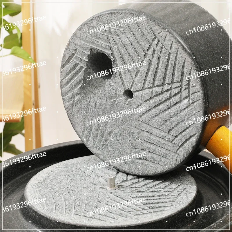 Spice Grinding Crusher Granite Stone Mill 17*27cm Wholesale Sesame Grain Cocoa Wheat Grinder