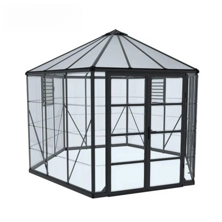 

Garden sunscreen greenhouse Outdoor pavilion Garden flower room, greenhouse greenhouse Plant insulation shed