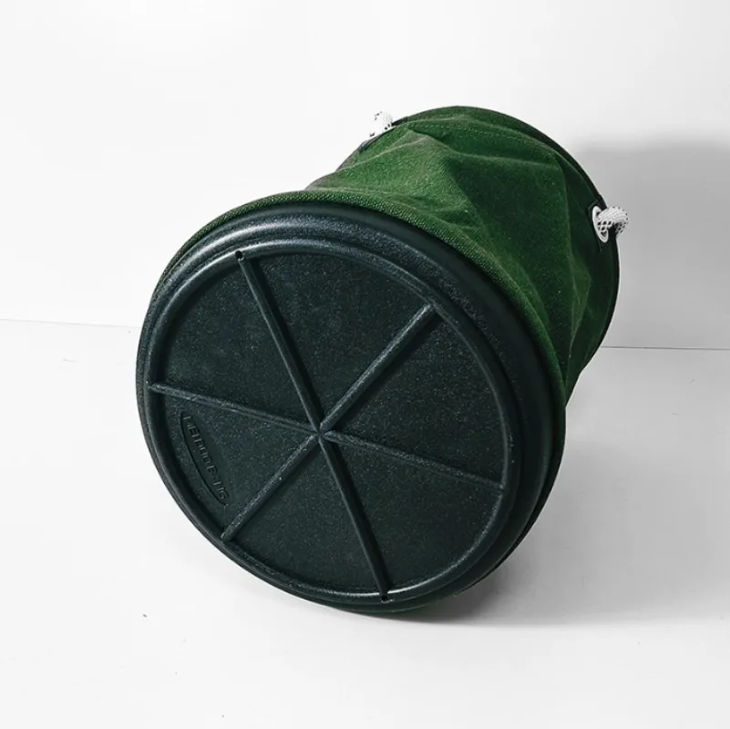 Cylinder Power Tool Kit Bag Canvas Toilet Bag Electrician Insulation Bucket High-altitude Maintenance Kit Tool Bucket