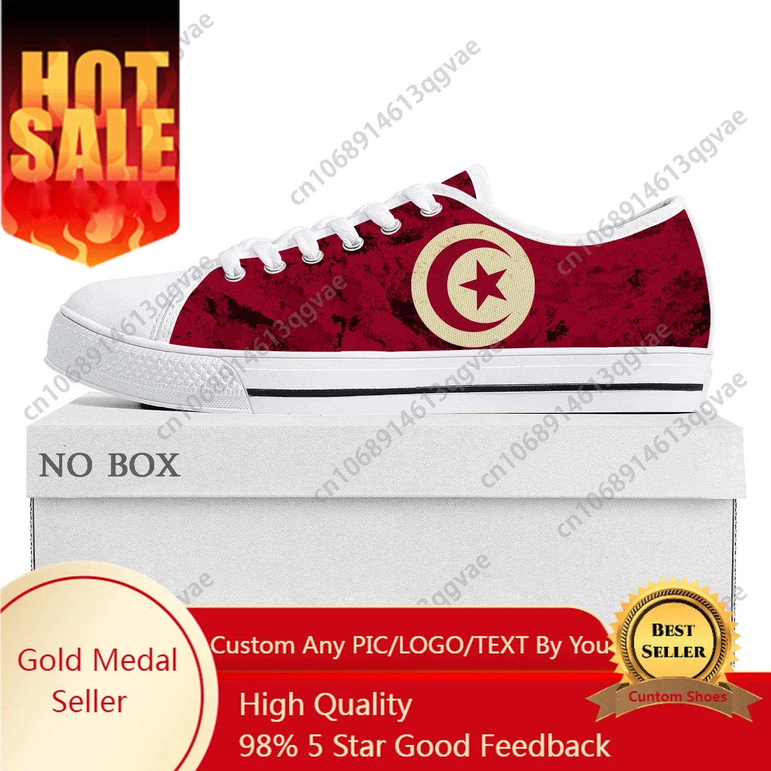 

Tunisian Flag Low Top High Quality Sneakers Mens Womens Teenager Canvas Sneaker Tunisia Prode Casual Couple Shoes Custom Shoe