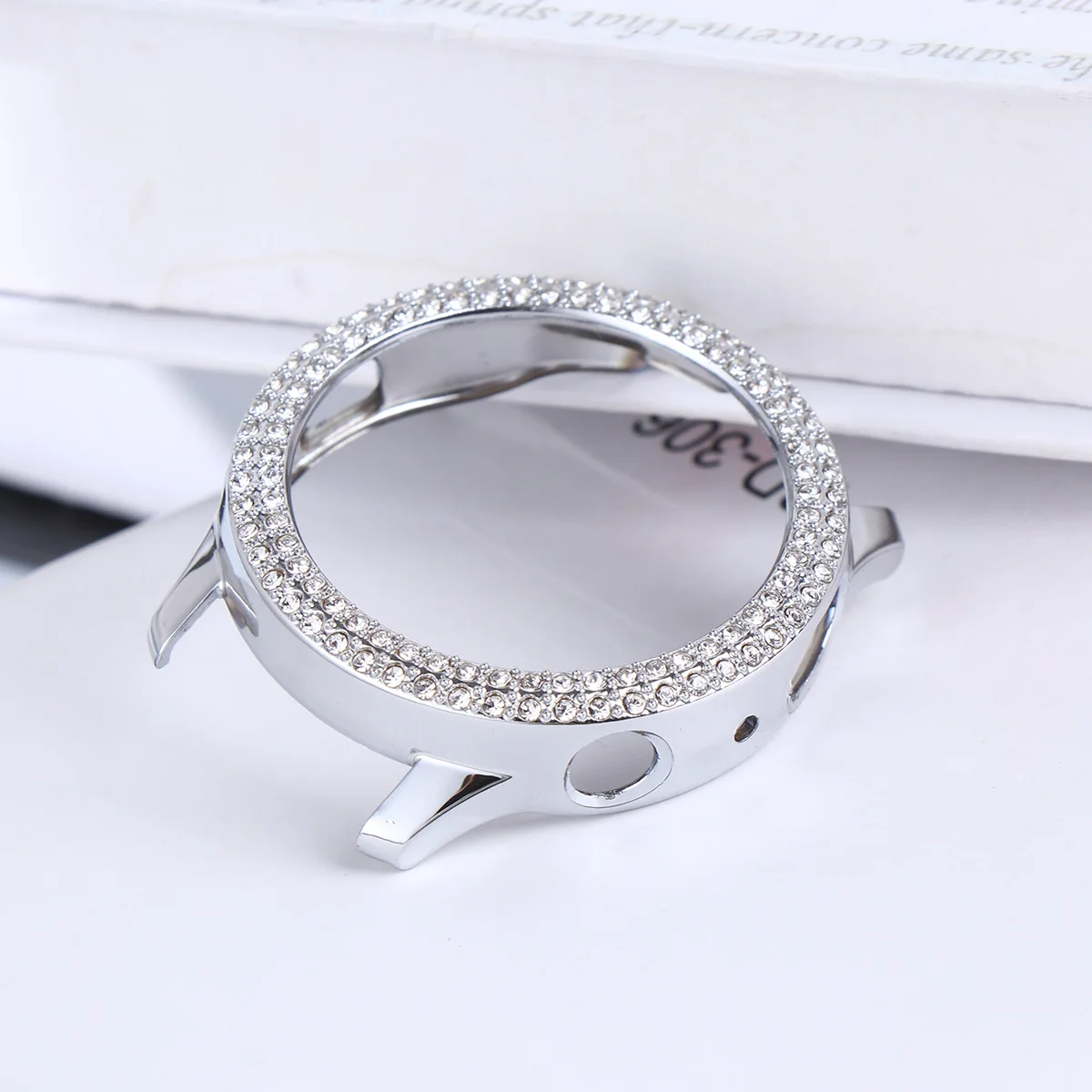 

Creative Watch Shell Stylish Watch Protective Case Useful Watch Frame Watch Accessories Compatible for Active 2 (44mm, Silver)