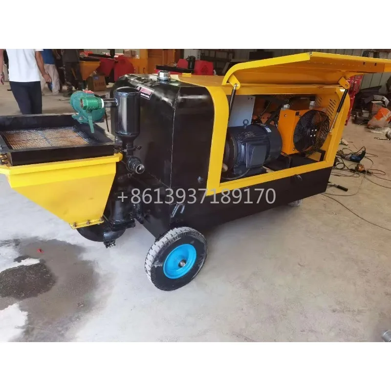 Camion malaxeur à béton / Pompes à béton portables / Mini-pompe à béton fabriquée en Chine pour la coulée de structures secondaires