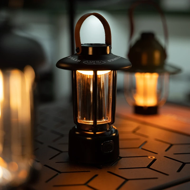 

Outdoor Metal Waterproof Light Mini Outdoors Emergency Campsite Lamp Pine Cone Bedroom Bedside LED Ambient Lighting Fixture