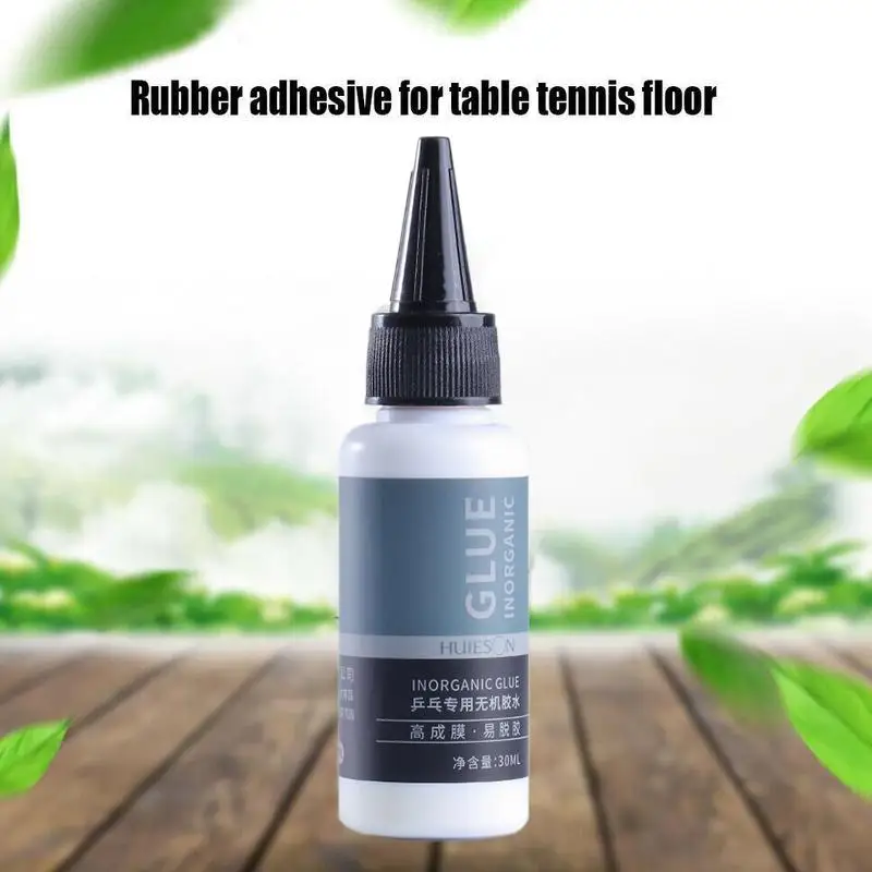 1pcs Pingpong Racket Rubber Adhesive Fast Filming Water Based Professional Inorganic Rubber Glue Table Tennis Paddle Glue 30ml