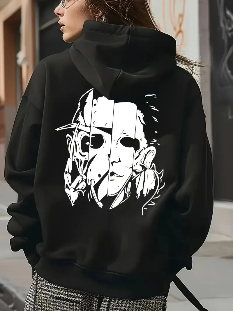

Dangerous People Graphic Printing Autumn and Winter Cotton Men's and Women's Hoodies Outdoor Street Sports Training Brand Trend