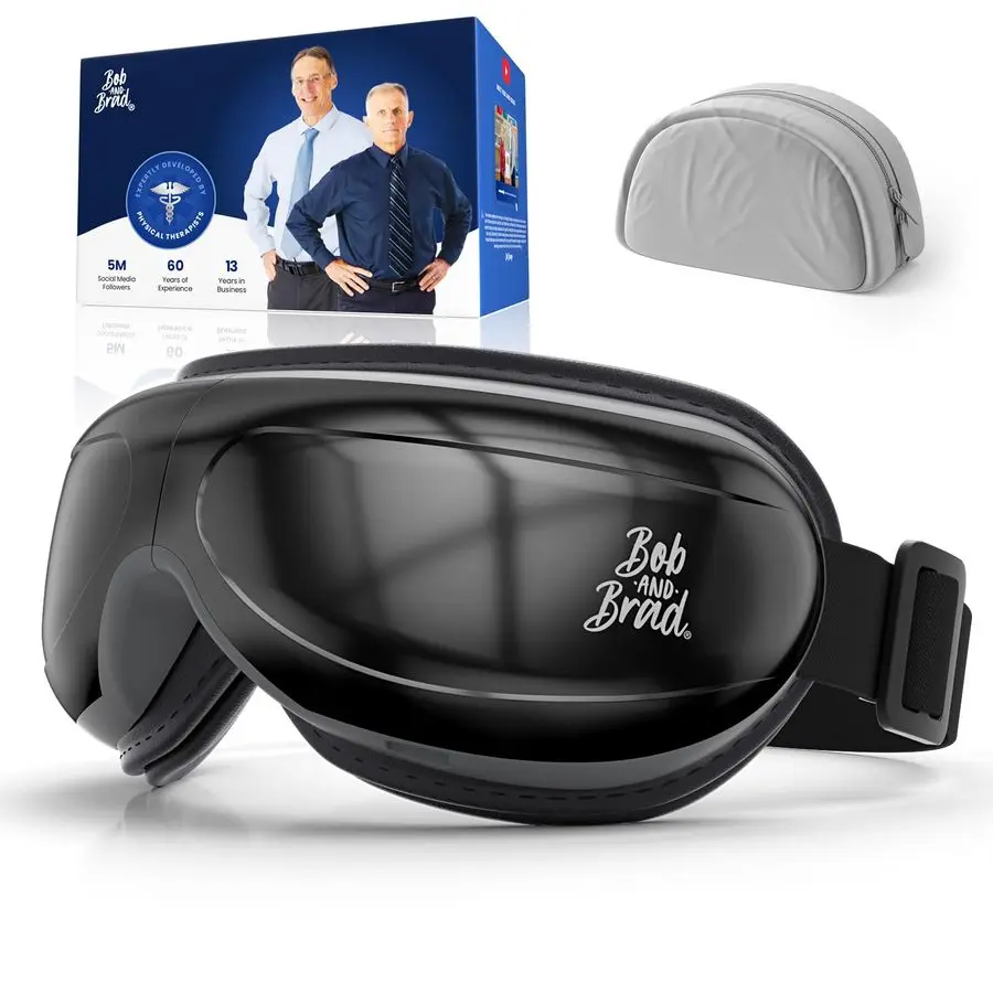 

AND BRAD Eye Massager, EyeOasis 2 Temple Massager with Heat, Smart Eye Mask Massage for Migraine with BT Music, Reduce Dry Eyes