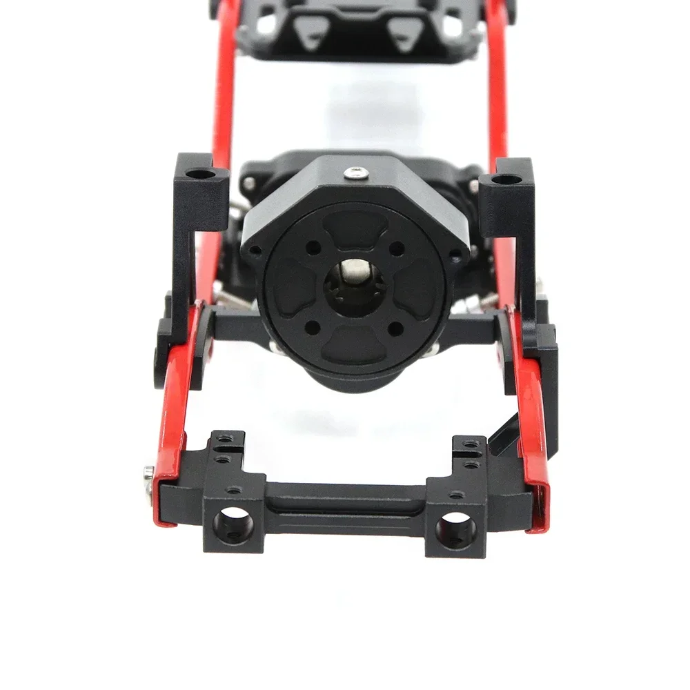 

RC AXIAL SCX10 METAL CHASSIS FRAME 313MM WHEELBASE WITH FRONT GEARBOX FOR 1/10 WRANGLER BODY SHELL