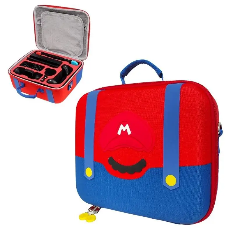 

For Switch 2 EVA Storage Bag Portable Travel Carrying Bag Protective Case for NS Switch Game Accessories Host Protection Bag