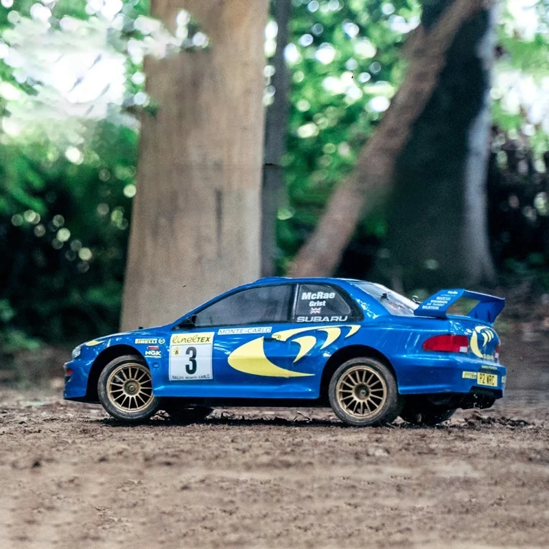 Carisma Simulation Subaru 1:8 Professional Rc Brushless Remote Control Car Four-wheel Drive Car Model Racing Rally Car Toy