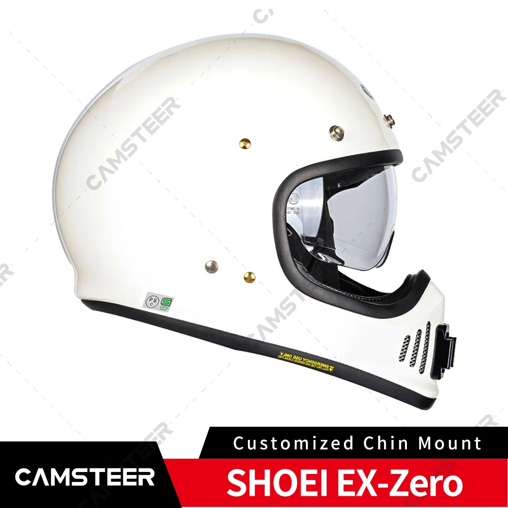 

SHOEI EX-Zero Custom Aluminium Helmet Chin Mount for GoPro Hero 12 11 10 9 Insta360 X4 X3 Ace pro DJI Action 3 4 Camera