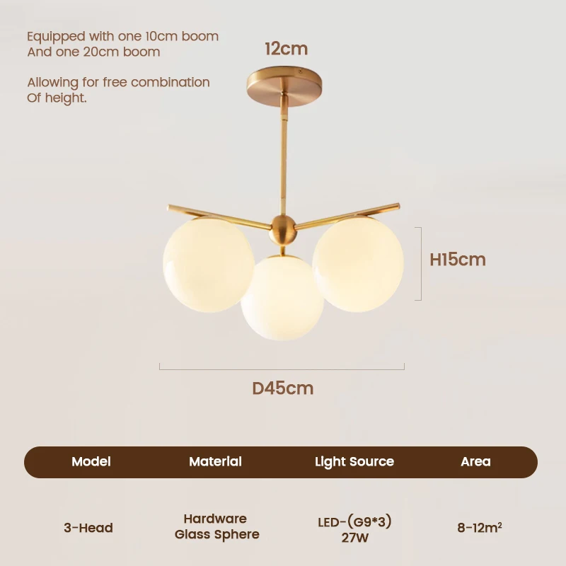 Antieke plafondlamp ontwerp LED melkwitte glazen bol hanglamp woondecoratie keuken koffie woondecoratie hanglamp